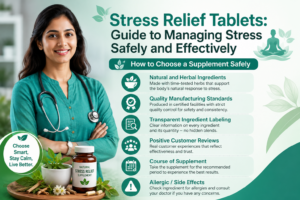 Stress Relief Tablets Guide to Managing Stress Safely and Effectively How to Choose a Supplement Safely